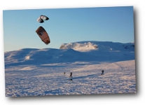 Snow Kiting in Geilo